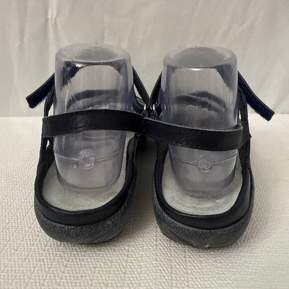 Naot Toi Sandals Womens Size 10 Navy Blue Strappy Silver Metallic - Picture 3 of 10